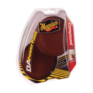 זוג פד ספוג למכונה Meguiar's Soft Buff DA Cutting 4inch