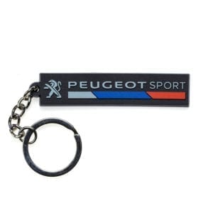 מחזיק מפתחות PVC בעיצוב Peugeot Sport