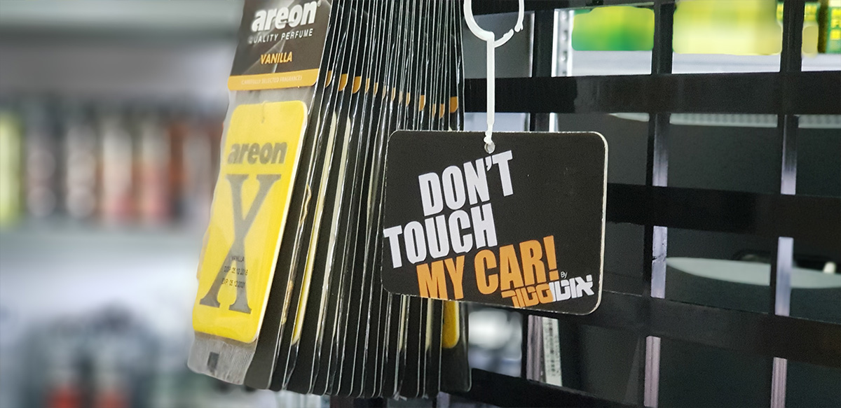 עץ ריח DON'T TOUCH MY CAR Black