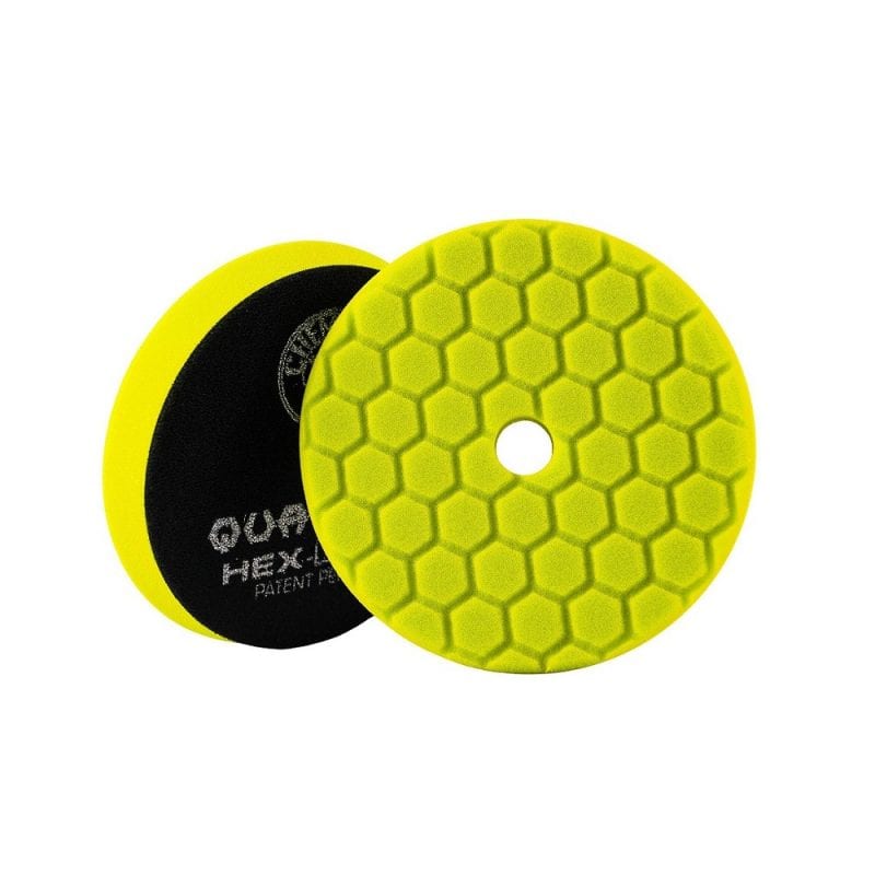 פד ספוג למכונה Chemical Guys Hex-Logic Quantum Yellow 5inch