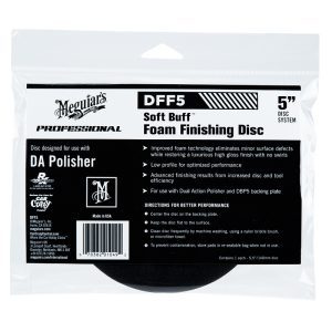 פד ספוג למכונה Meguiar's Soft Buff DA Finishing 5inch